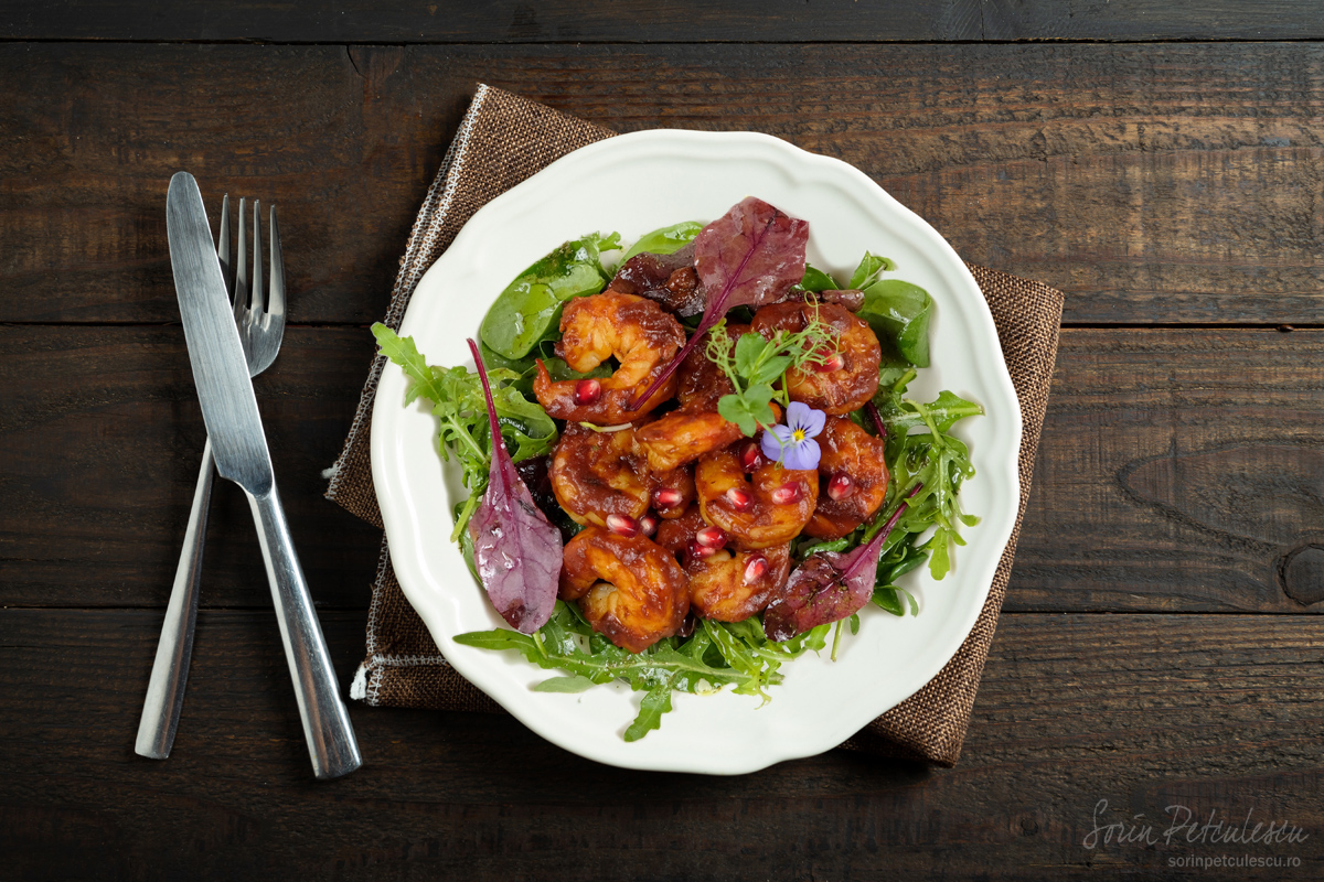 Empty white plate wood table